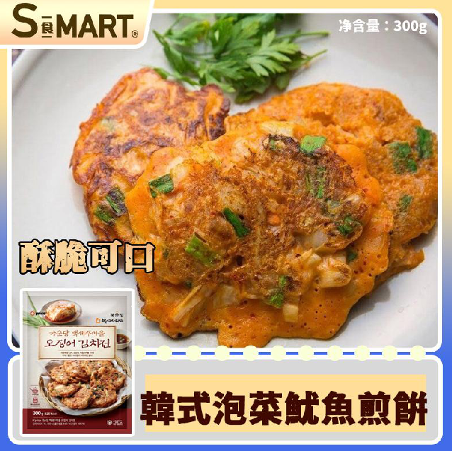 RM36 韓國O'Price Bekseju Village 魷魚泡菜煎餅 300g (F13-12-06-300_C)