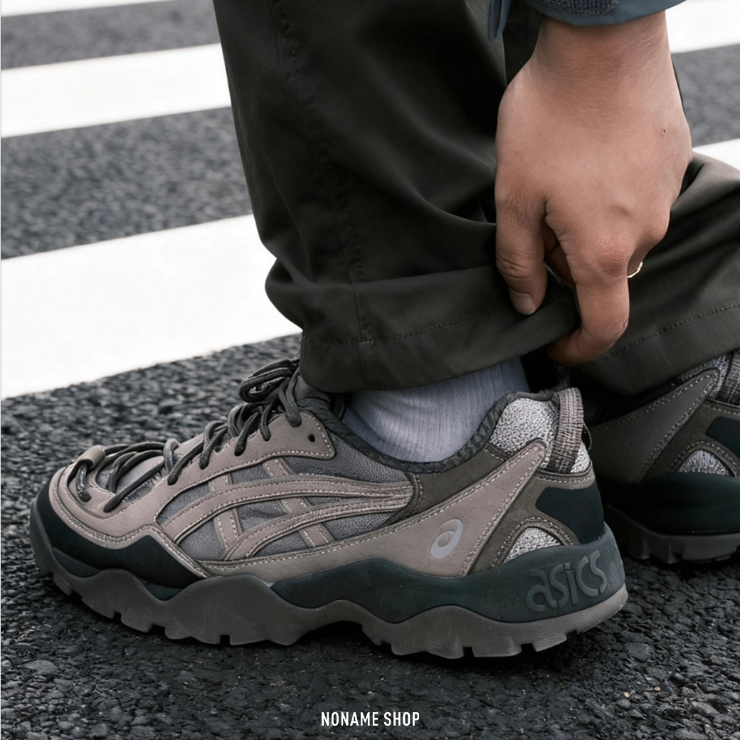 ASICS GEL-PICKAX 登山 戶外 運動 功能鞋 黑灰 (男/女同款)