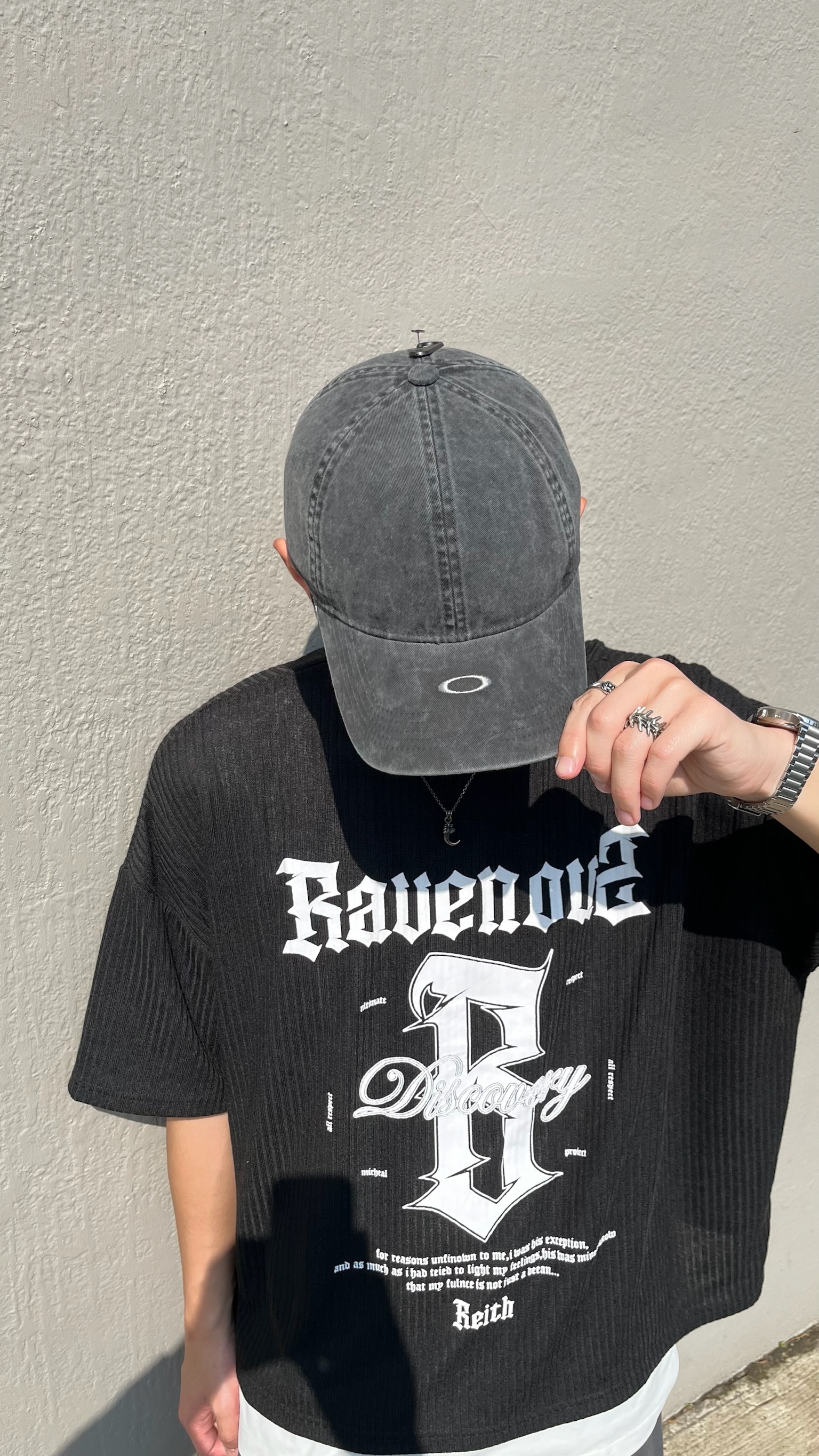 OAKLEY ESSENTIAL BRIM LOGO CAP 水洗 老帽