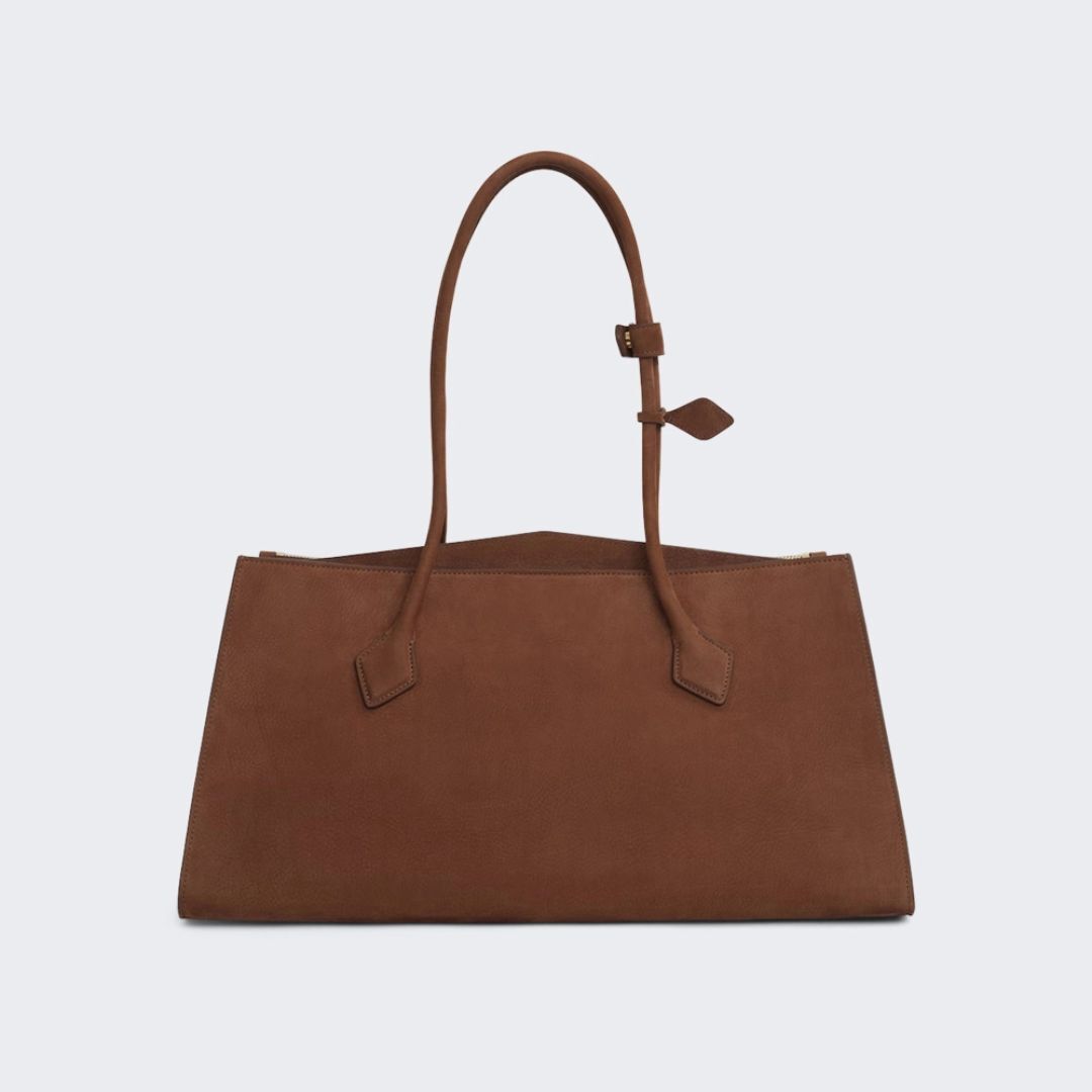 1DA0313-063 [ALAIA] Le Teckel Tote Bag Terre D'ombre Brown #AA1S06043CA214/731 (BR)