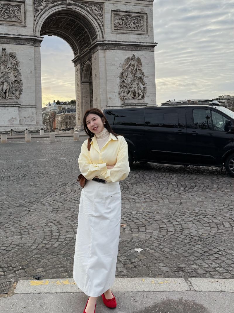 A3297-前口袋長袖襯衫