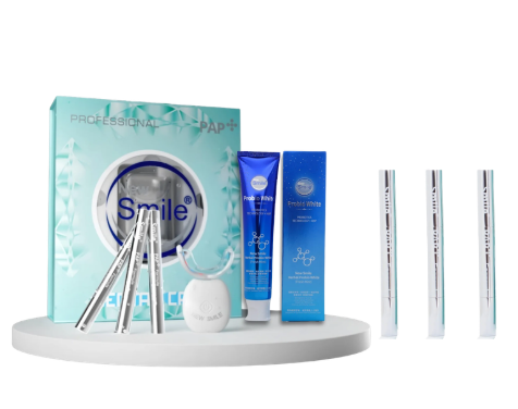 WF076【New Smile 第五代美白牙齒組合】(6支防敏PAP美白液＋益生菌牙膏+第五代美白牙齒機)