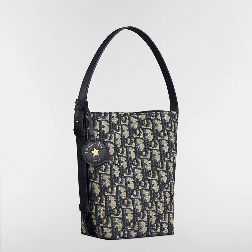 1DA0313-049 [DIOR] Diorstar Mini Bucket Bag Blue #S4321UTZQ_M928 (BR)