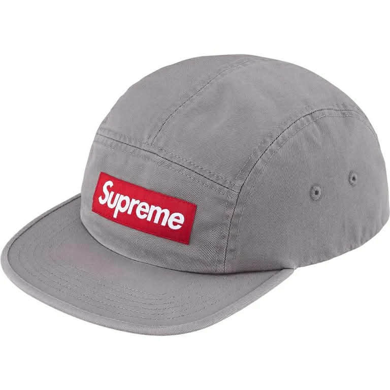 Supreme Washed Chino Twill Camp Cap (2Colors)