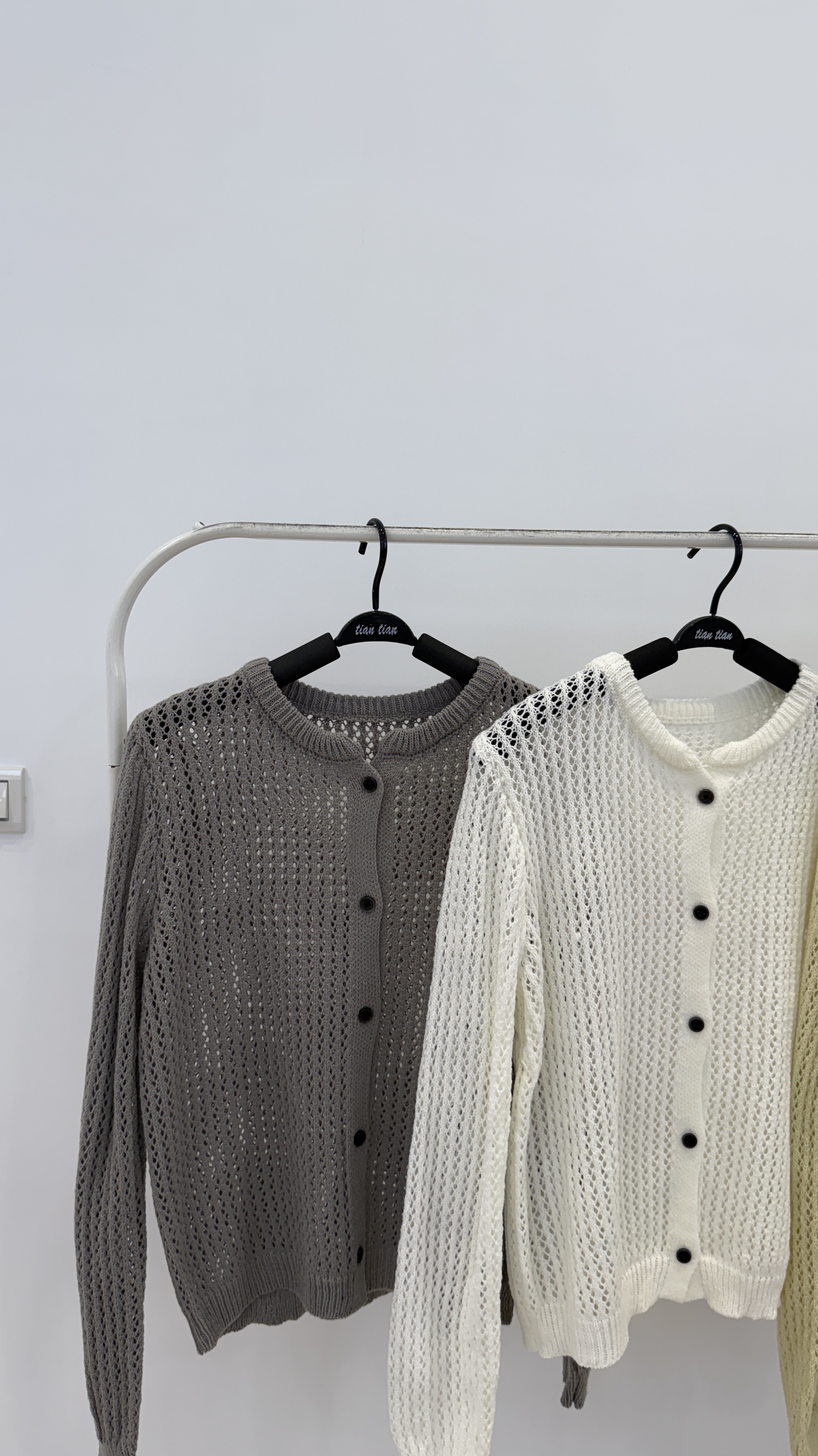 春暖洞洞排釦針織上衣/外套2ways _11855