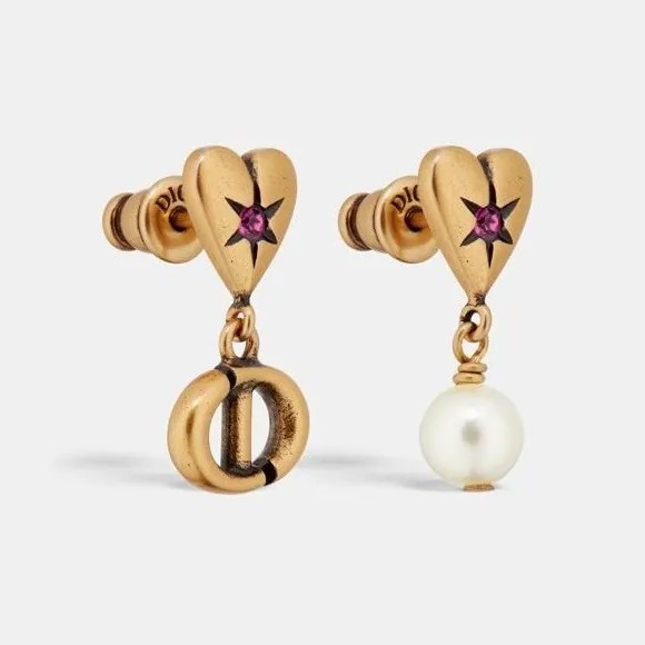1DA0313-051 [DIOR] Lucky Charms Earrings Gold #E3330WOMCY-D77P (BR)