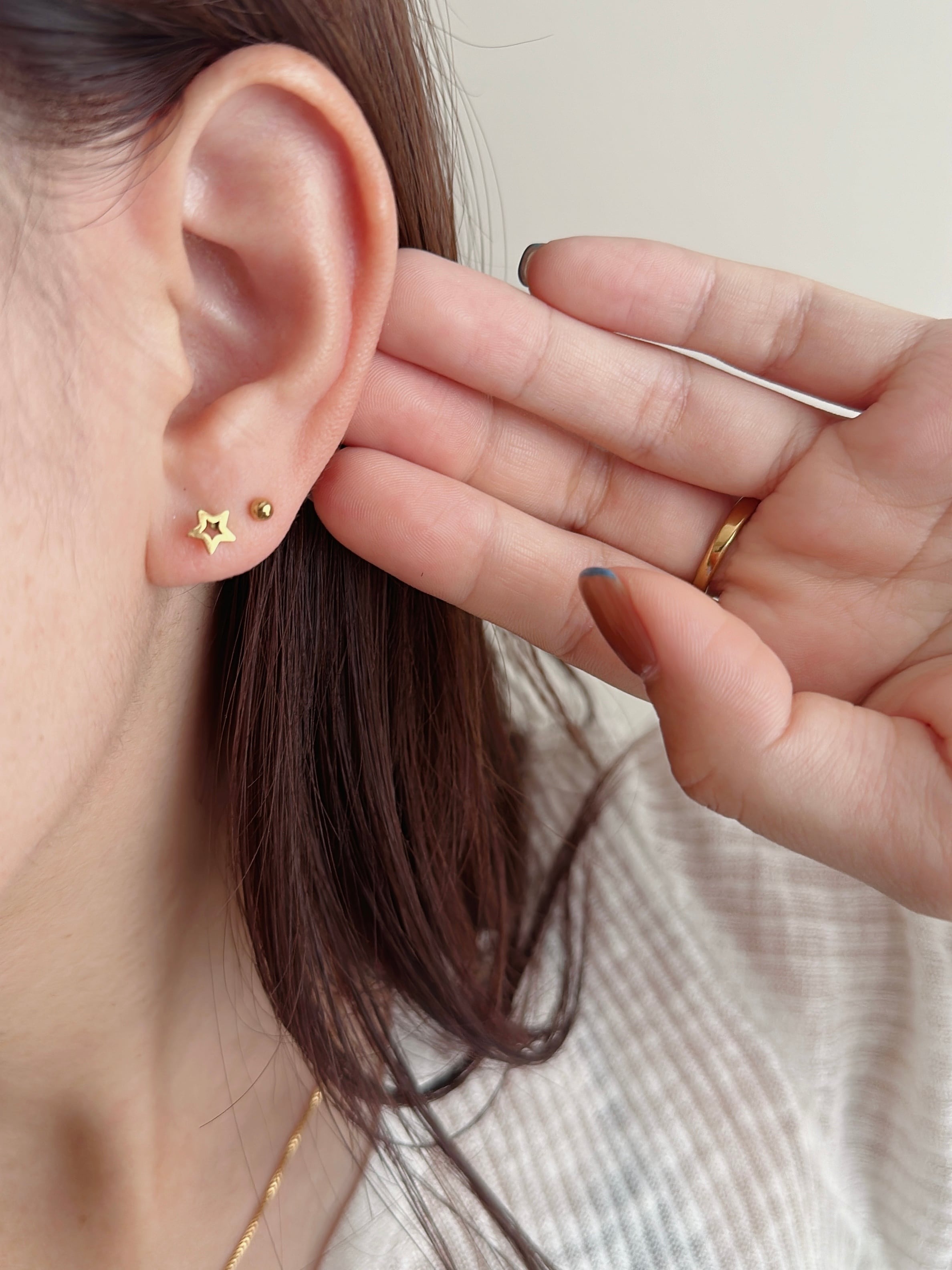 SS star frame pierce