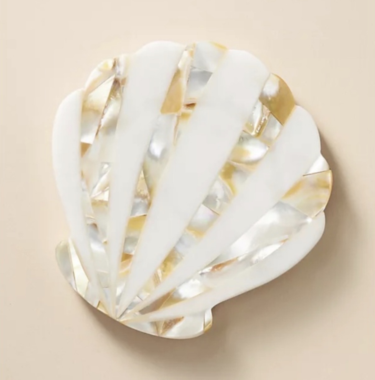 USA美國大理石貝殼杯墊