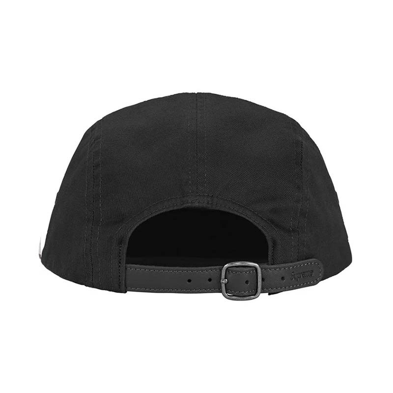 Supreme Washed Chino Twill Camp Cap 五分割帽 帽子 黑色 SS26H2-BK [台灣現貨]