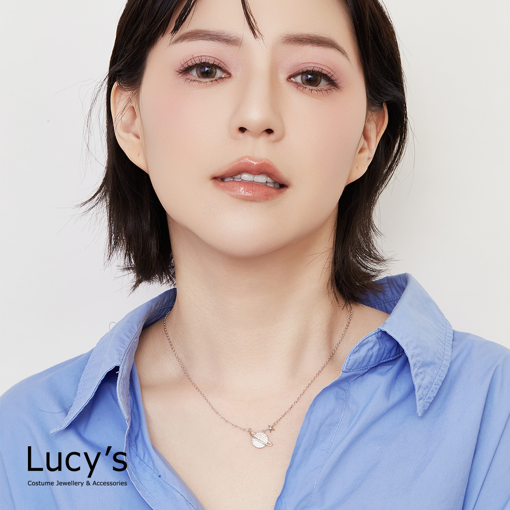 925純銀 星際星球 項鍊 (127213)