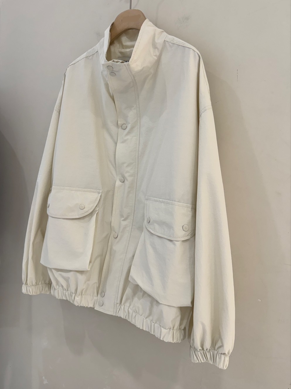 L02 中長版風衣外套（灰/黑）