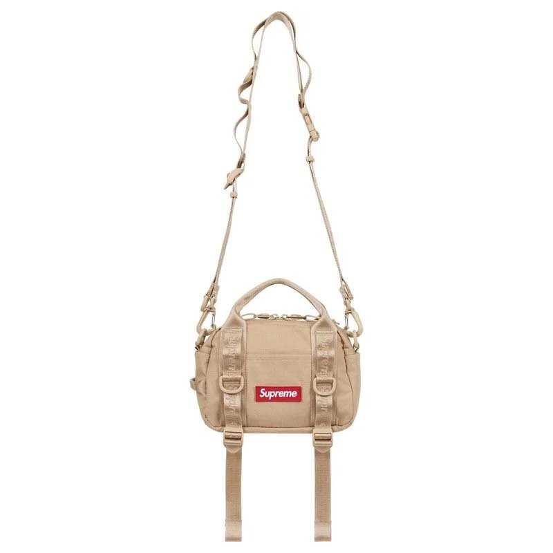 Supreme Mini Duffle Bag 側背包 旅行 小包 卡其色 SS26B6-TN [台灣現貨]