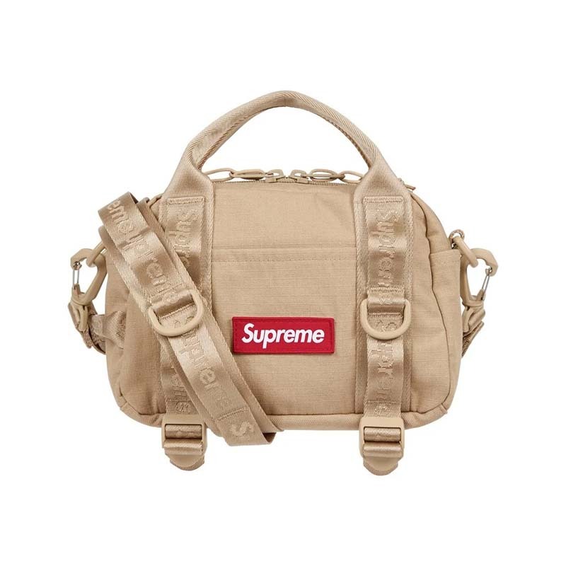 Supreme Mini Duffle Bag 側背包 旅行 小包 卡其色 SS26B6-TN [台灣現貨]