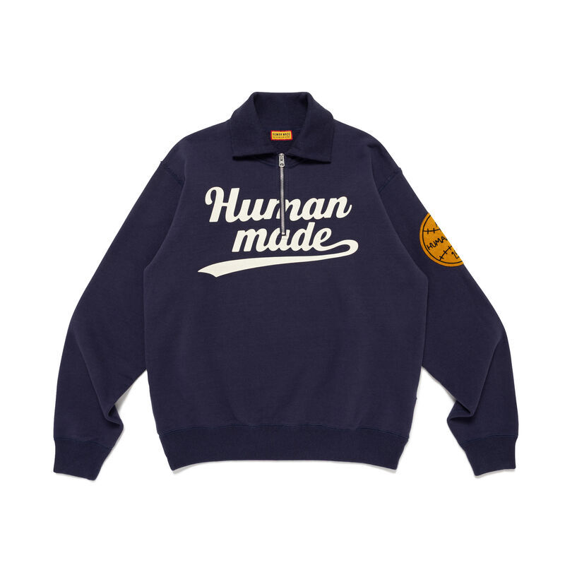 【HUMAN MADE】0314發售HALF-ZIP SWEATSHIRT