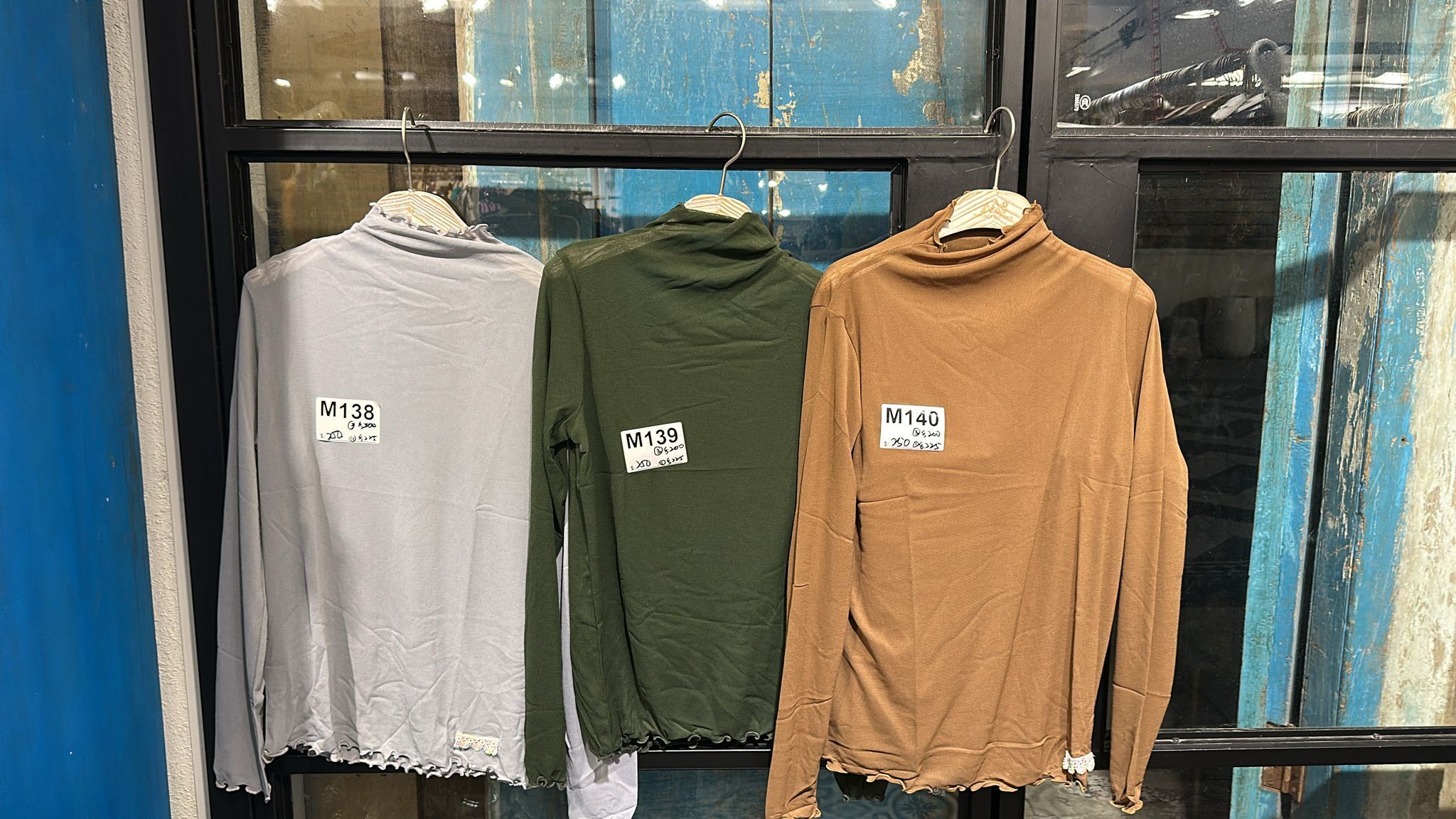 [Keep in Shop] MACRAME MB0058 TOPS GRAY-M138/GN-M139/BN-M140 (0312LIVE)