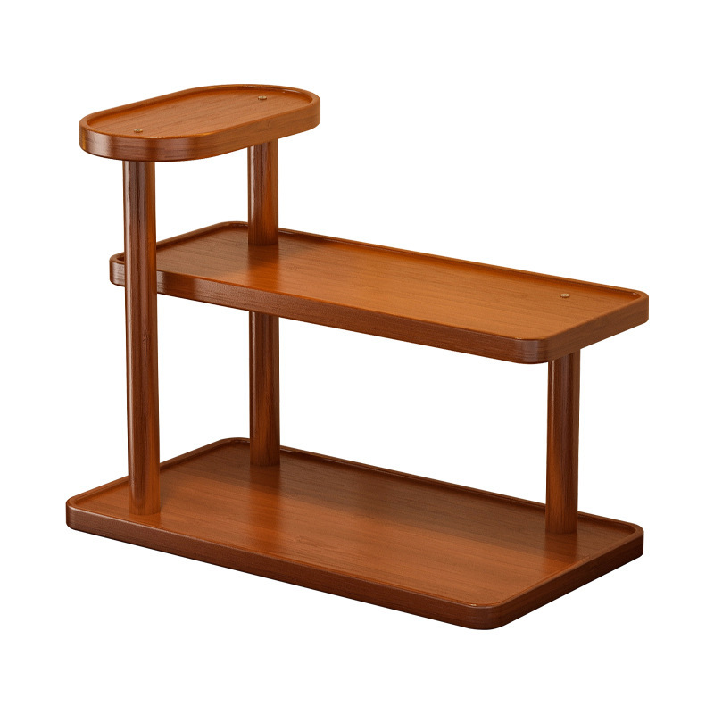 《6615》竹木製多層收納置物架