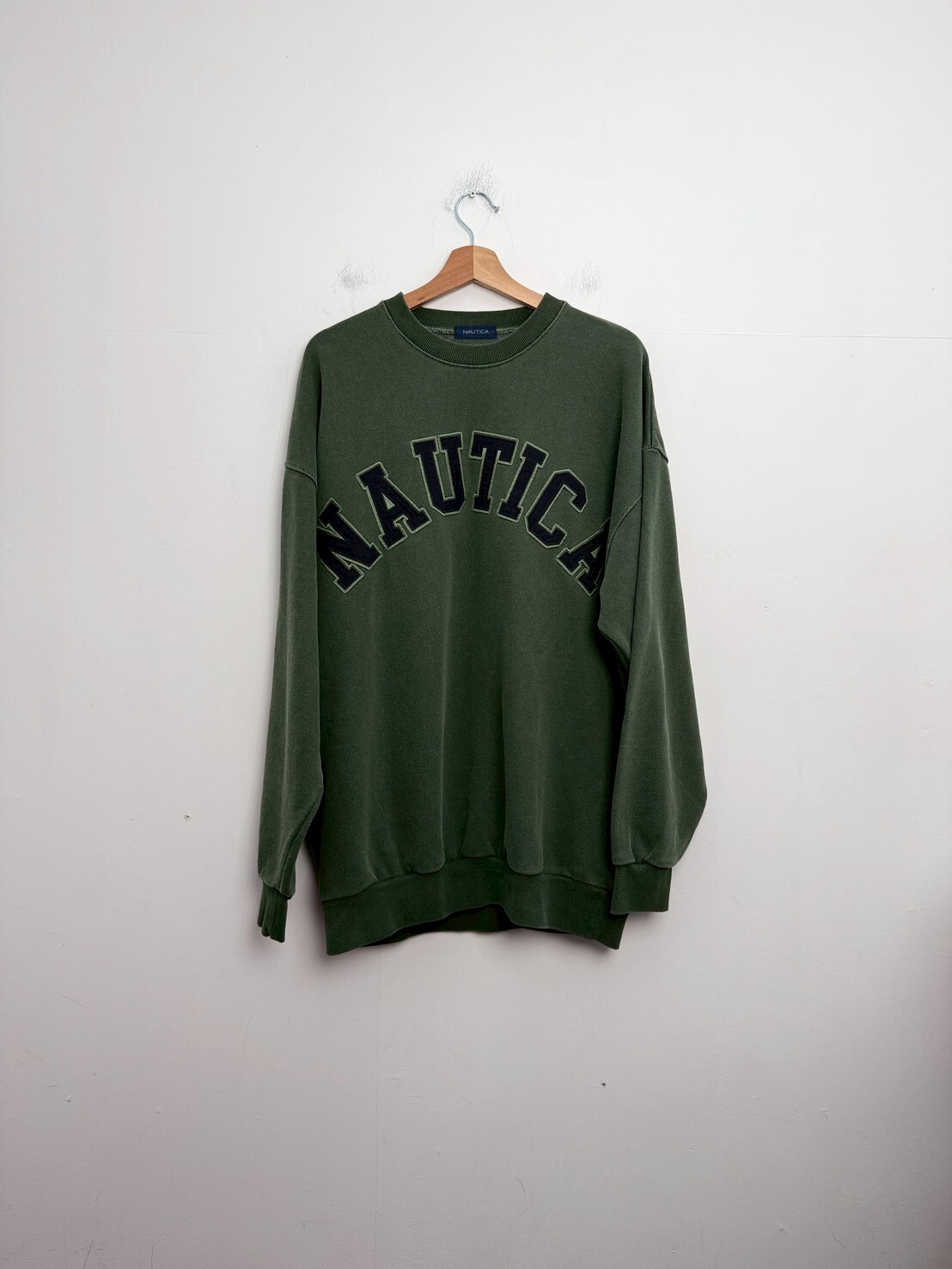 NAUTICA ARCH LOGO SWEATSHIRT LOGO SIZE L