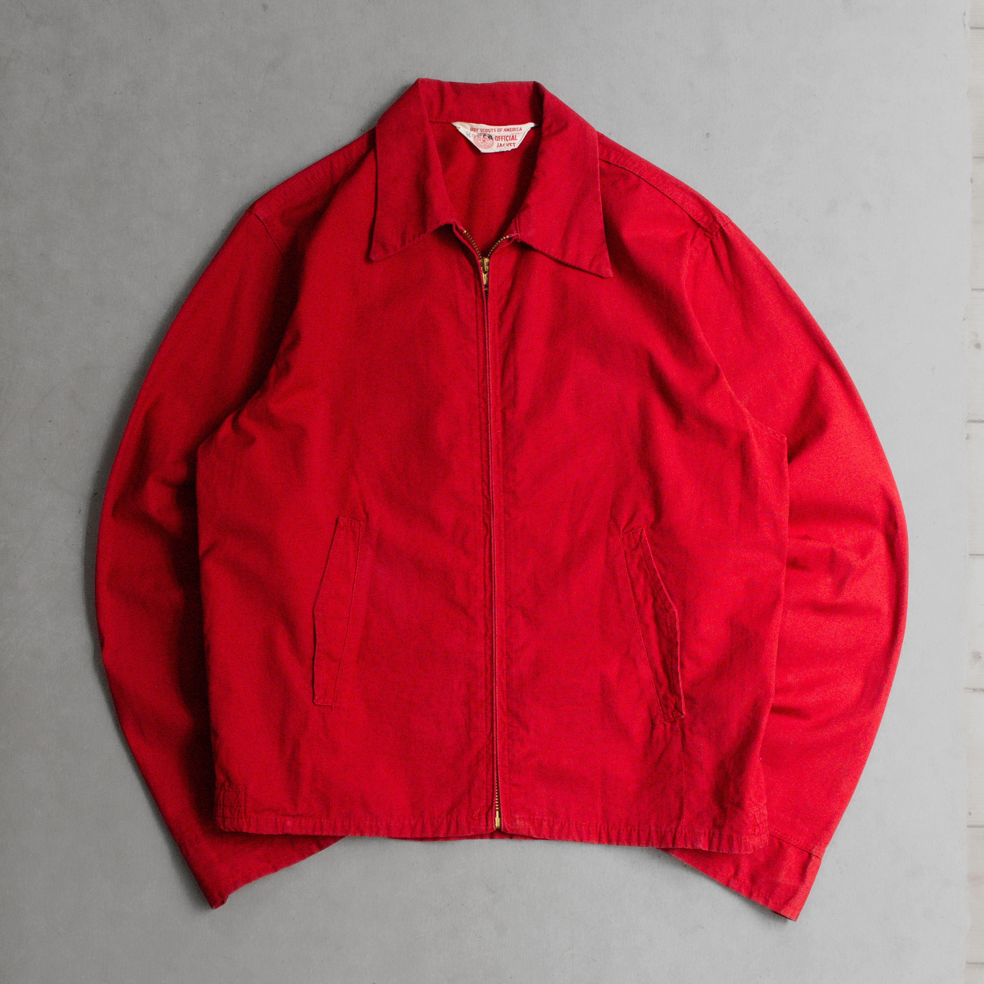 60S OFFICIAL BSA JACKET 美國製 紅色 童子軍 短版 夾克 外套