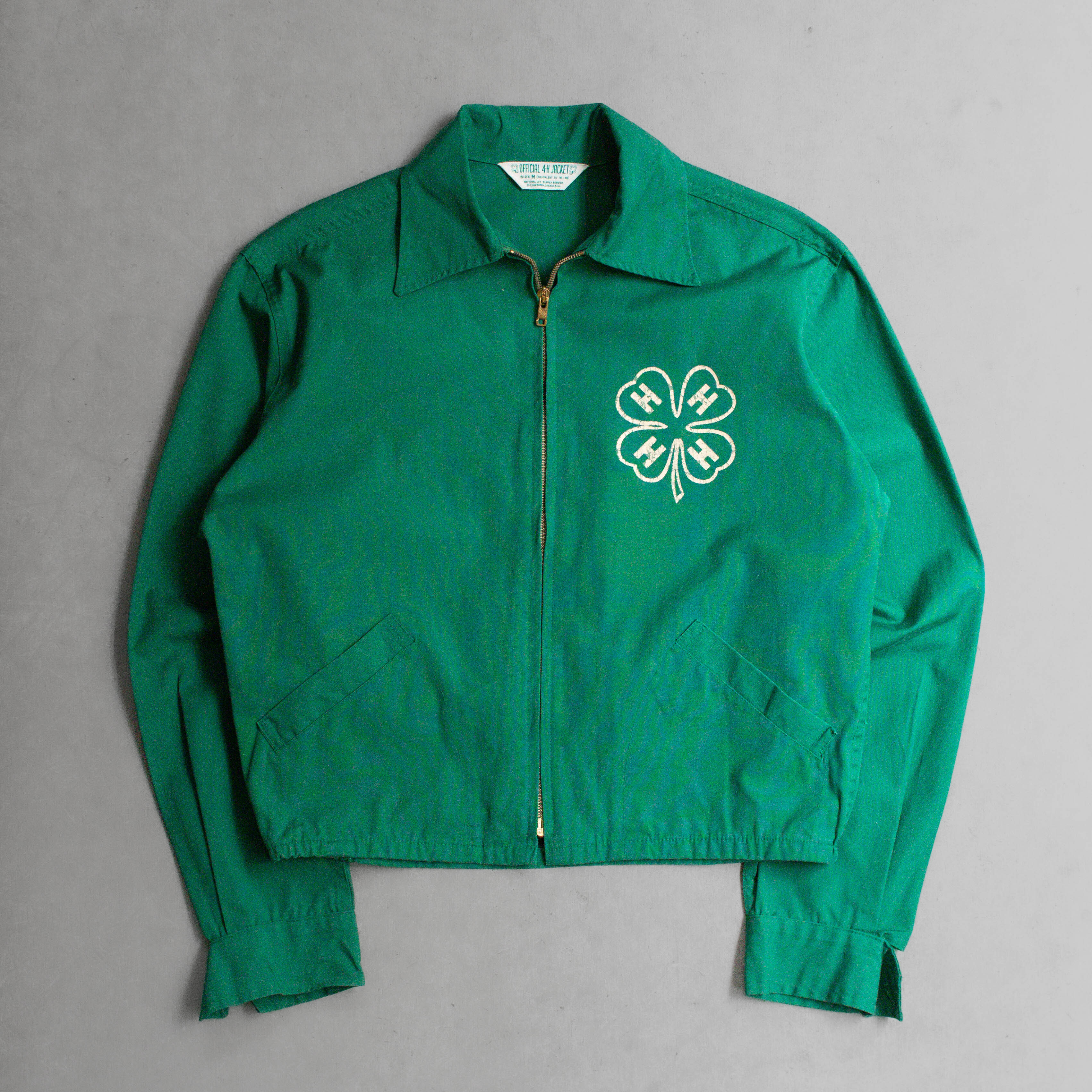 50S OFFICIAL 4H JACKET 美國 綠色 四健會 短版 夾克 外套