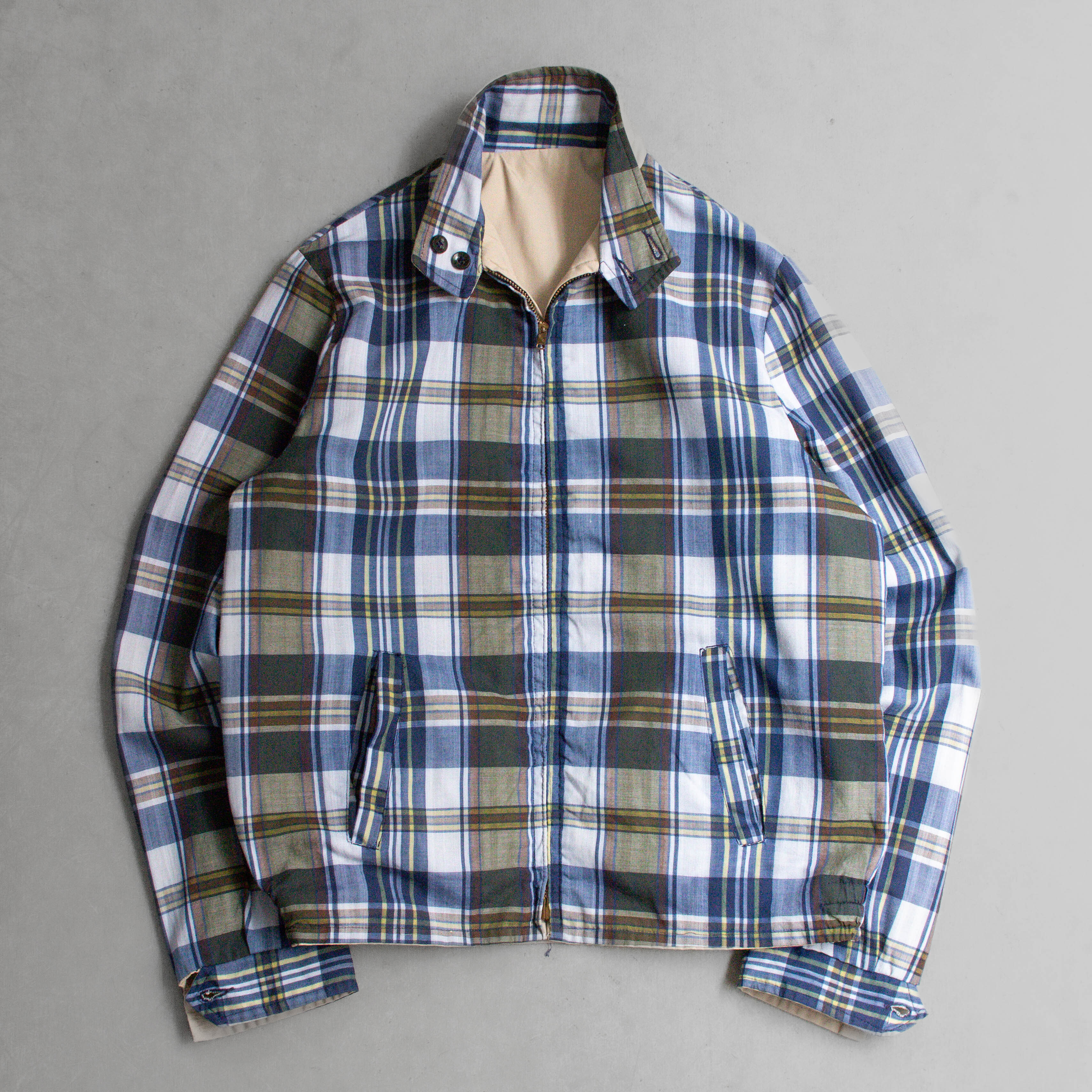 60S REVERSIBLE HARRINGTON JACKET 格紋 雙面穿 格紋 哈靈頓 夾克 外套