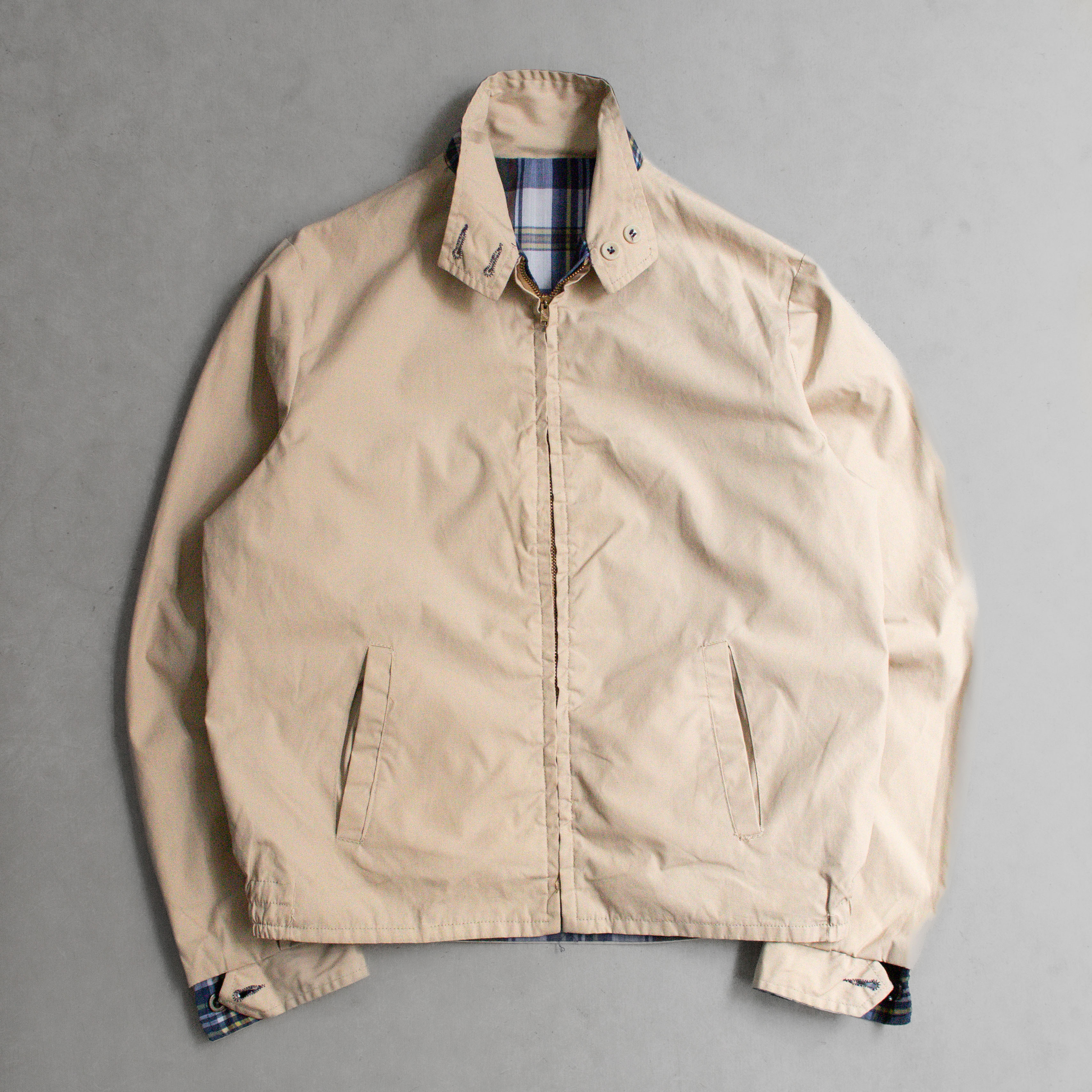 60S REVERSIBLE HARRINGTON JACKET 格紋 雙面穿 格紋 哈靈頓 夾克 外套