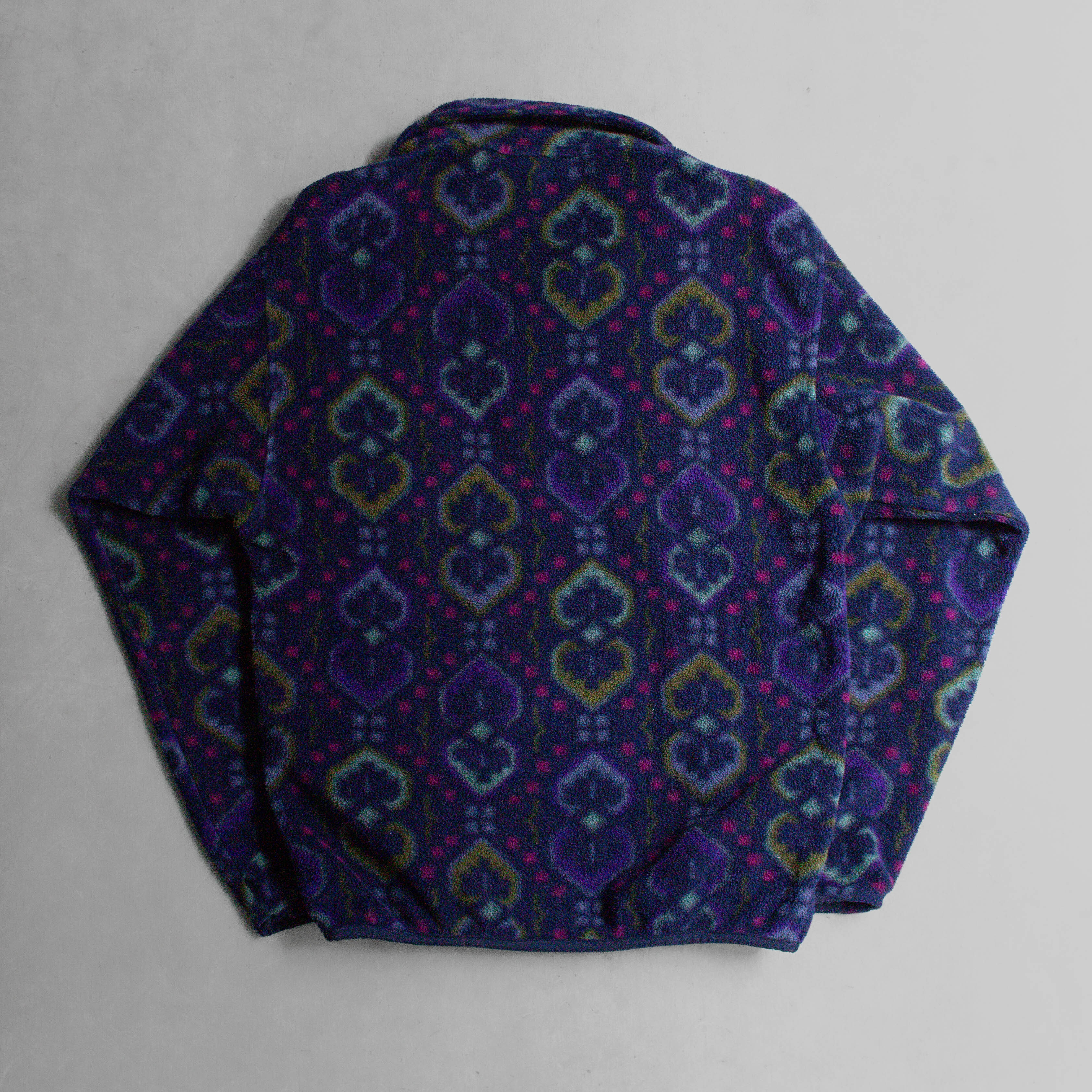 PATAGONIA PRINTED FLEECE SNAP-T 美國製 印刷 高領 刷毛 套頭 長袖 上衣