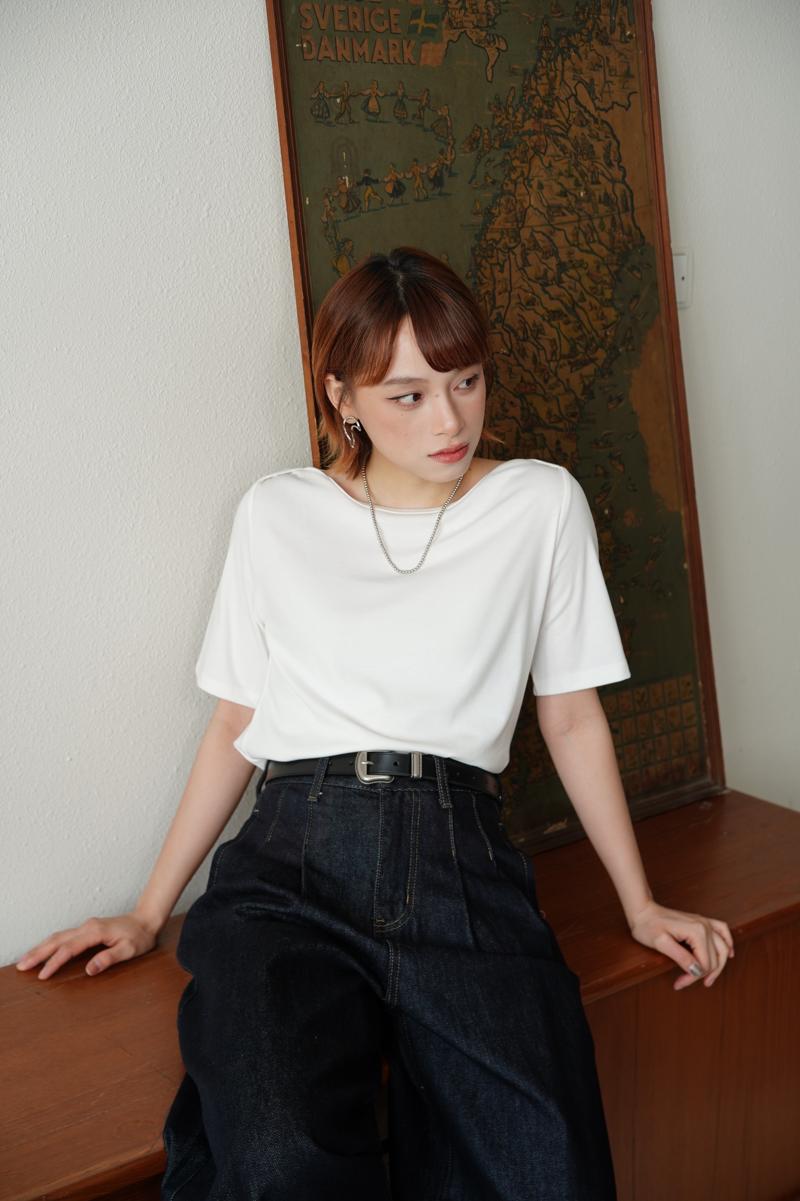 法弍～船領鎖骨TEE - BL61939