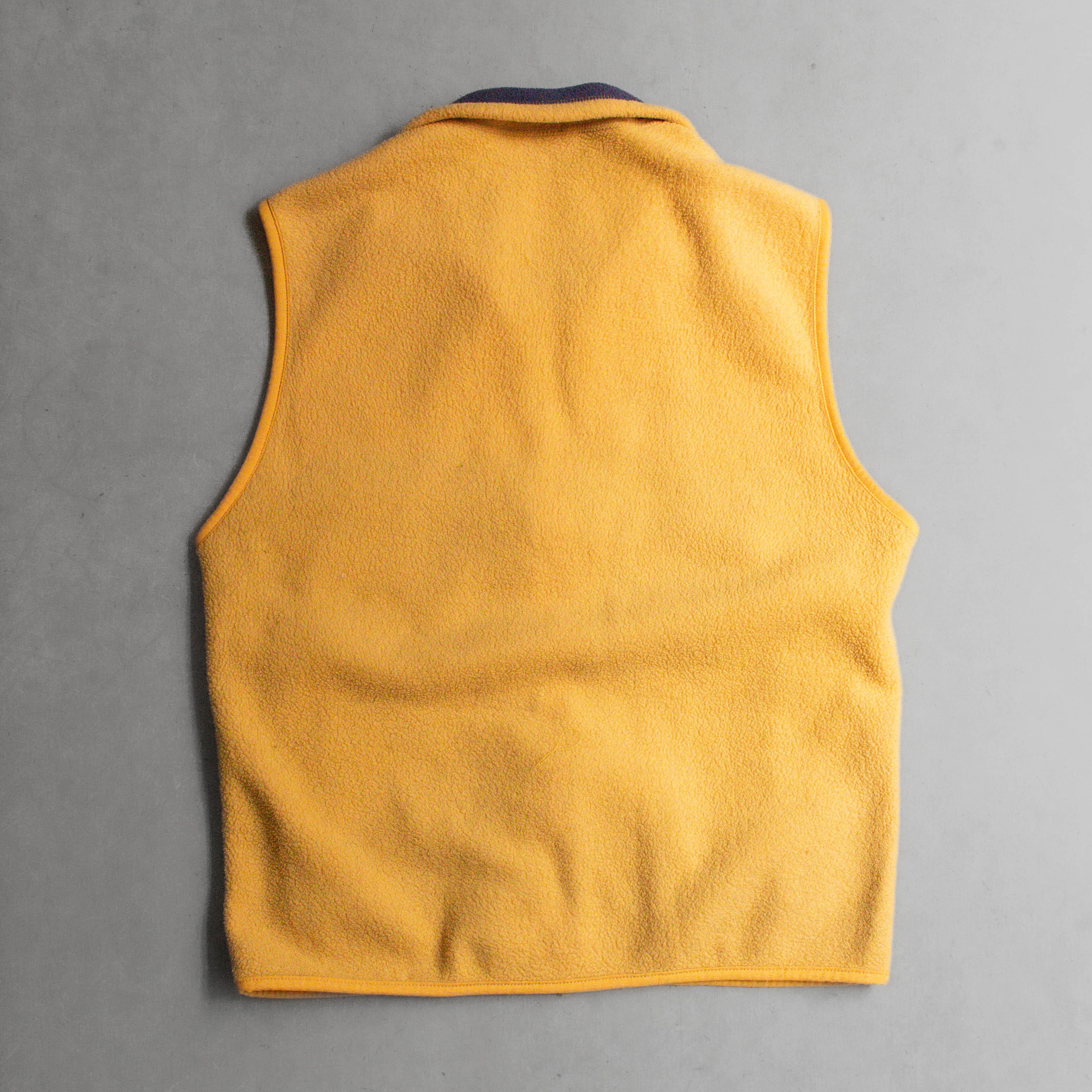 PATAGONIA SYNCHILLA FLEECE VEST 美國製 黃色 高領 刷毛 拉鍊 背心 M