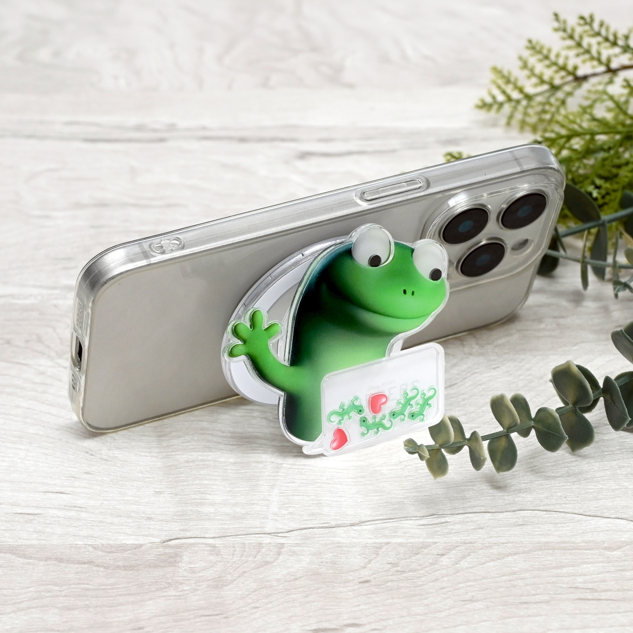 InfoThink 狸想世界 蜥蜴 迪士尼 磁吸 氣囊 手機支架