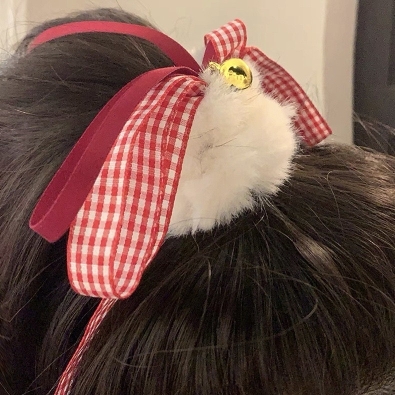 [3 FOR RM10] Winter Christmas Fuzzy Bell Scrunchies