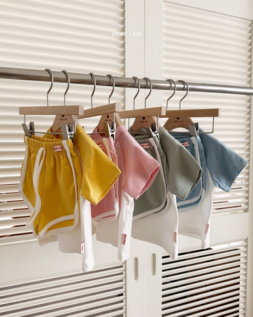 正韓夏Hereiam 四色糖果色運動套裝