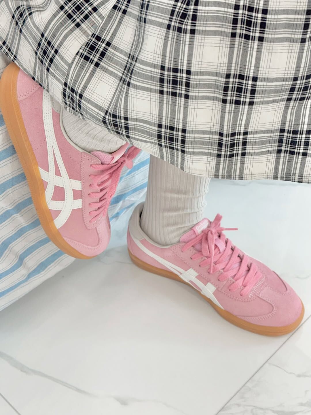 Onitsuka Tiger Tokuten 鬼塚虎 德訓鞋 蜜桃粉 白色 燕麥灰 焦糖底 男女鞋 1183C431-701 / 調貨