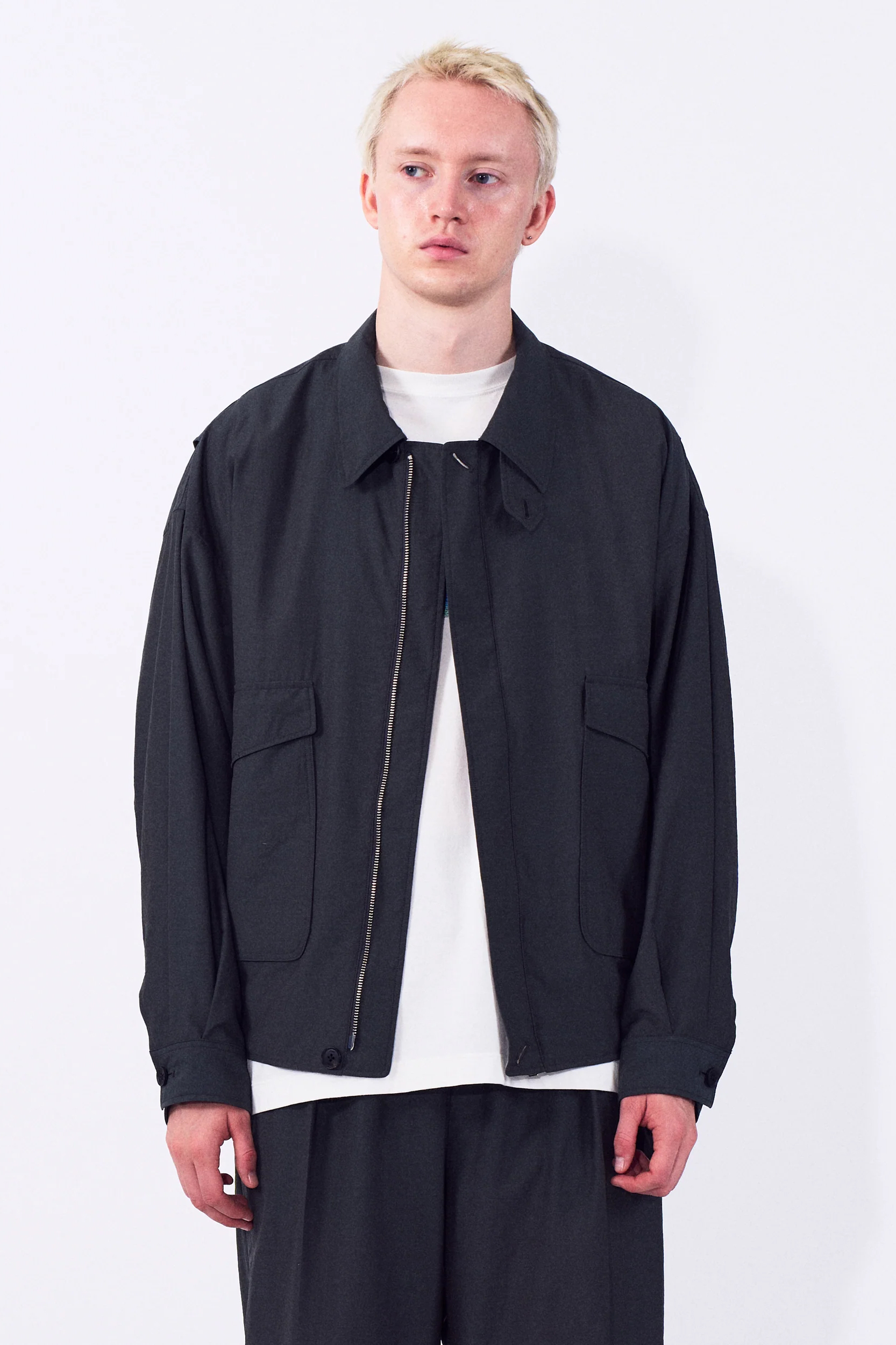 YOKE WOOL NYLON FLIGHT JACKET