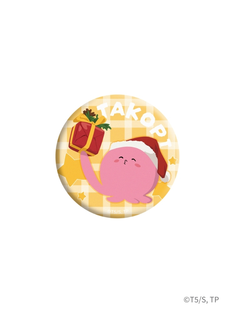 章魚嗶的原罪 圓形胸章 聖誕節