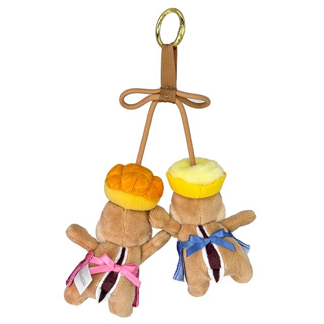 港式美食系列 奇奇蒂蒂 Chip 'n Dale 鑰匙圈 吊飾 -香港迪士尼樂園