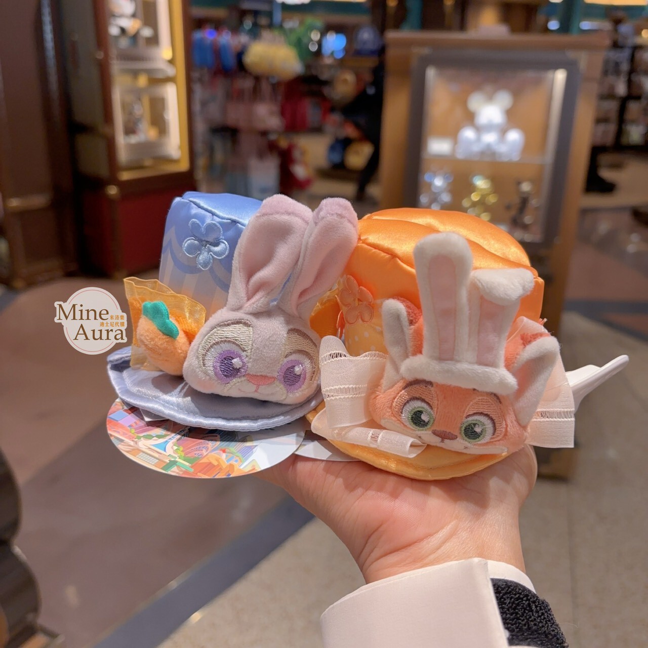 2026 春日彩蛋系列 哈茱蒂 Judy 兔 絨毛 帽子 造型 髮夾 髮飾 動物方城市 Zootopia -上海迪士尼樂園
