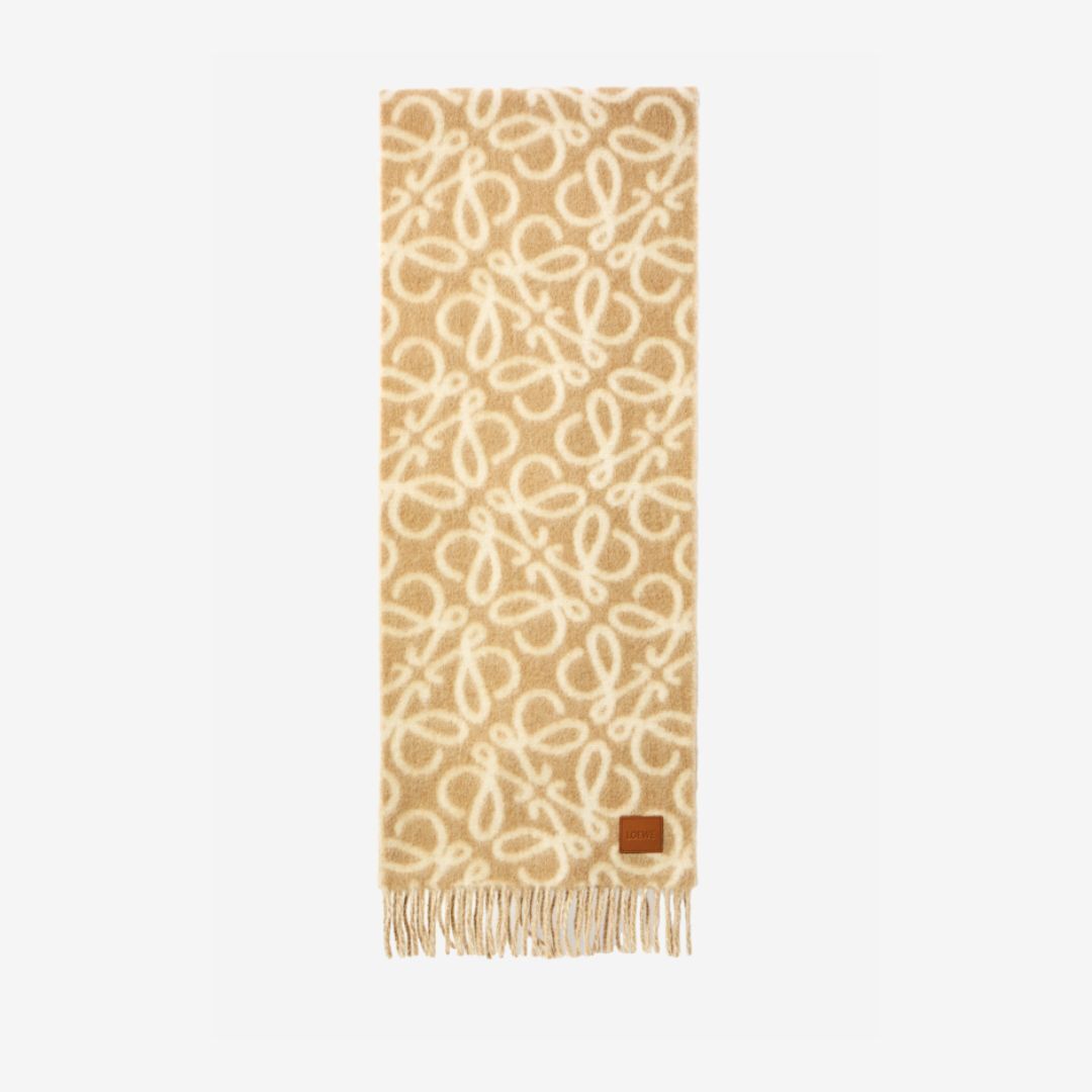 1DA0313-078 [LOEWE] Anagram Scarf Beige #FSF4SS1W022147 (BR)
