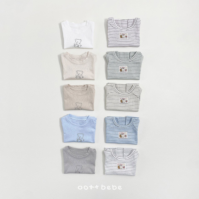正韓夏oottbebe 嫩嬰五色1+1背心上衣