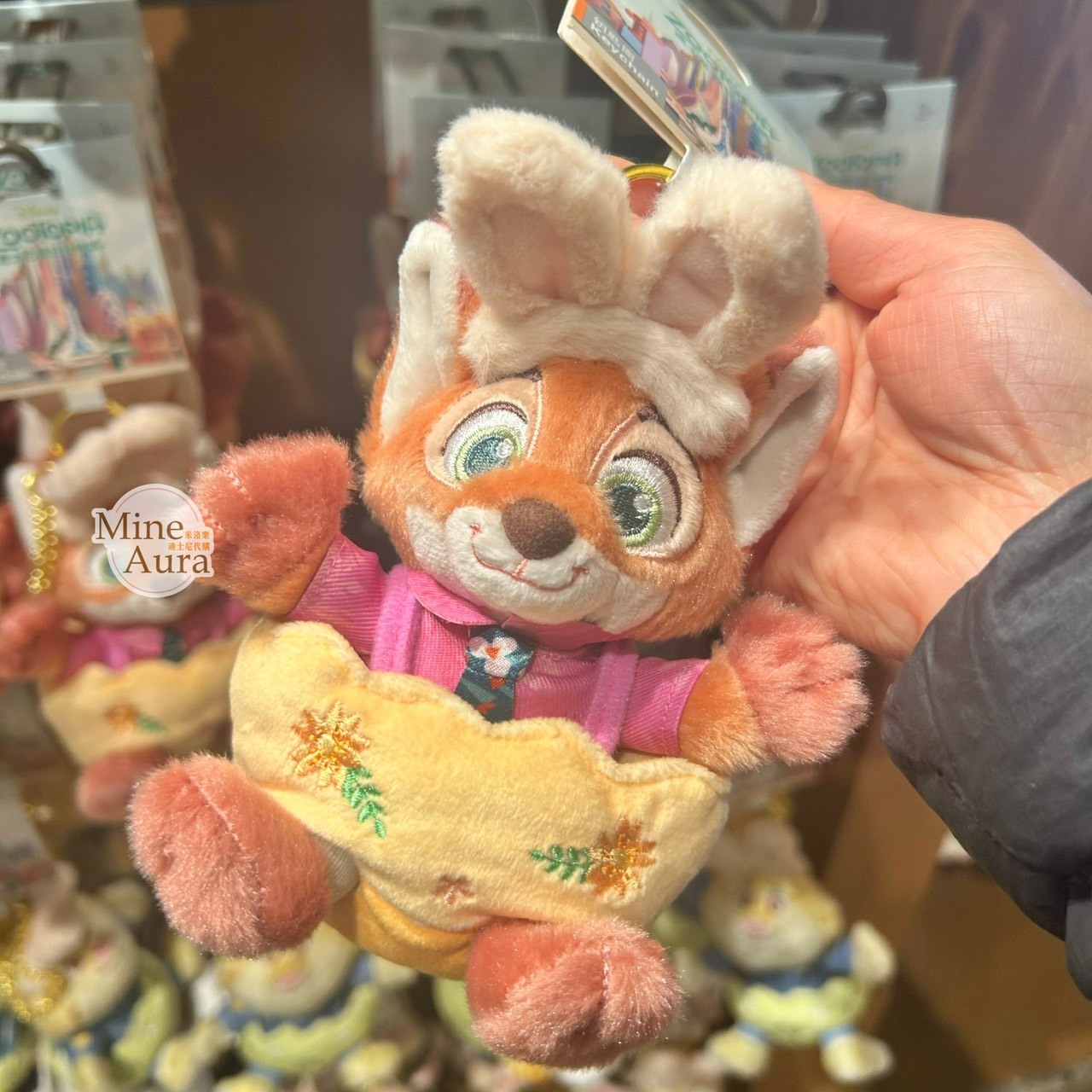 2026 春日彩蛋系列 胡尼克 Nick 狐狸 造型 絨毛 鑰匙圈 吊飾 動物方城市 Zootopia -上海迪士尼樂園