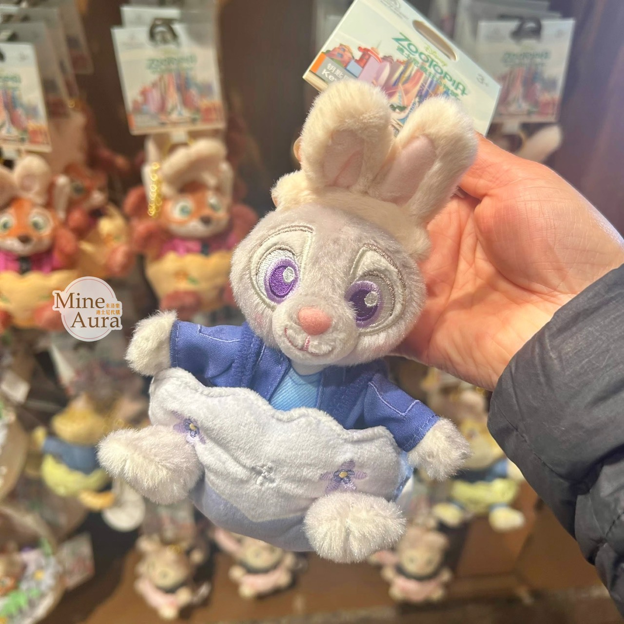 2026 春日彩蛋系列 哈茱蒂 Judy 兔 造型 絨毛 鑰匙圈 吊飾 動物方城市 Zootopia -上海迪士尼樂園