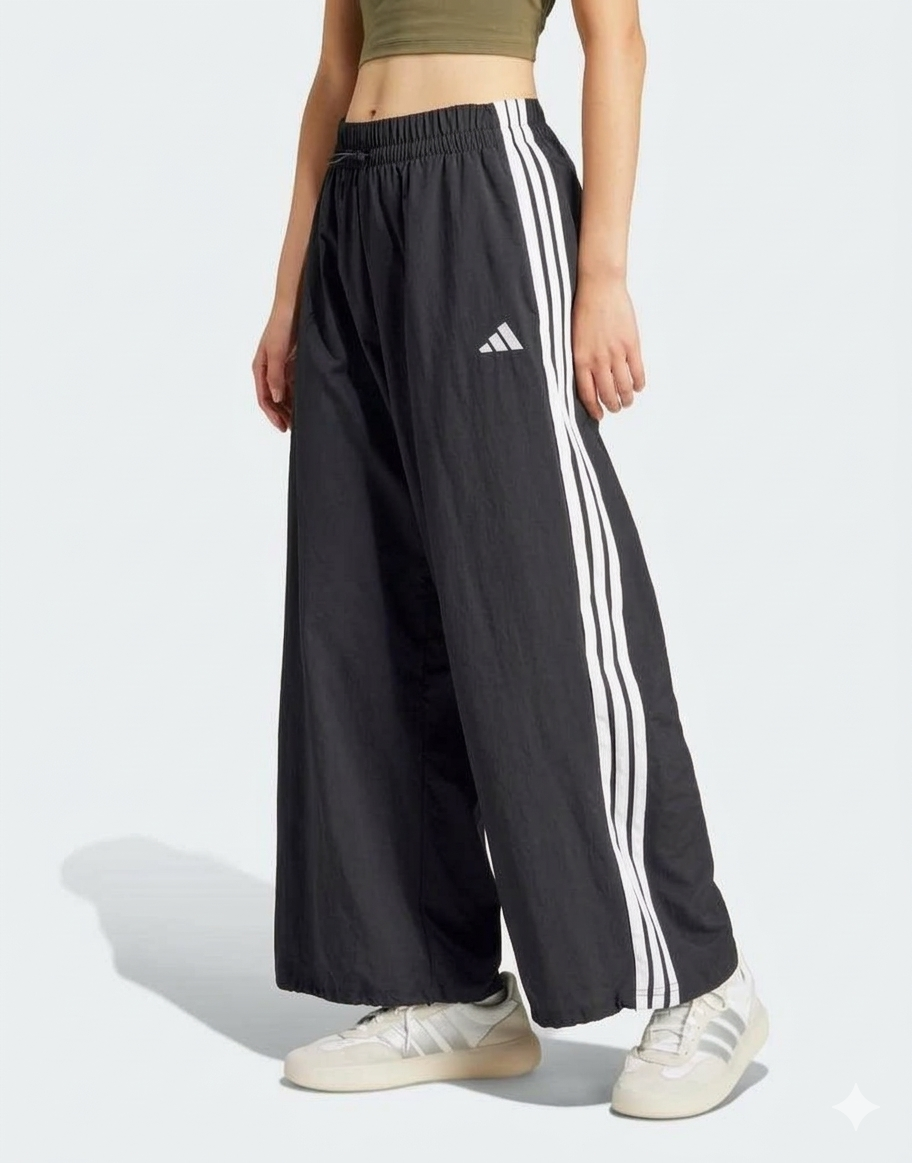 【預購】 K0312888  Adidas A字傘擺褲(黑色)