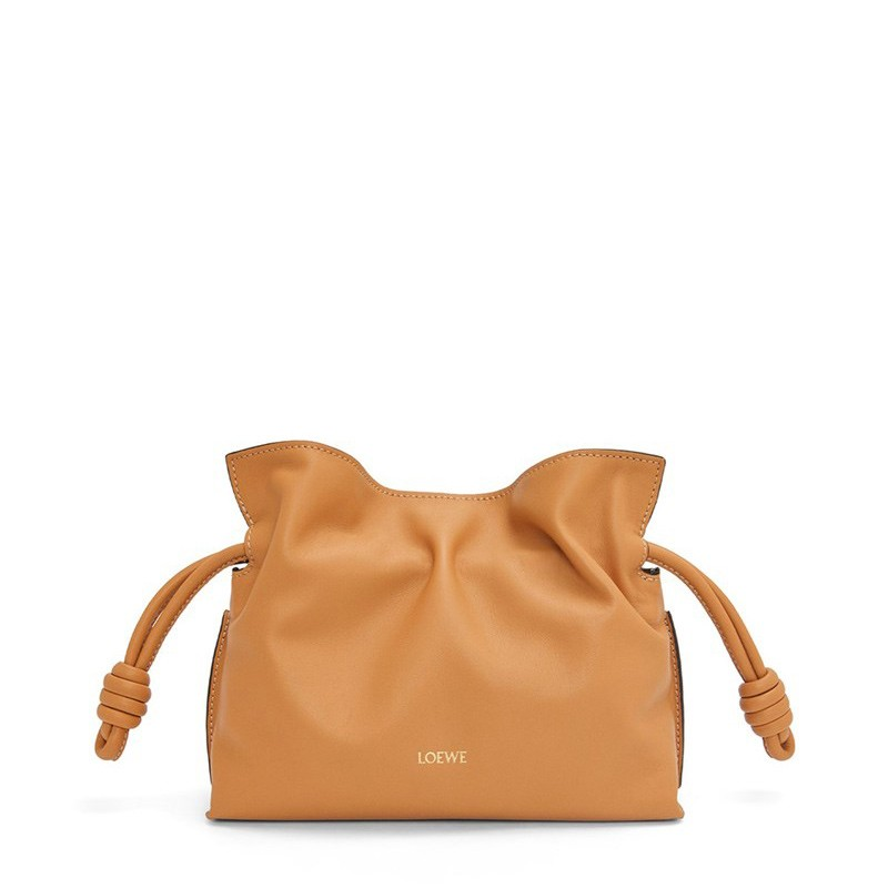 1DA0313-083 [LOEWE] Mini Flamenco Clutch in Nappa Calfskin Warm Desert #A411FC2X73 (BR)