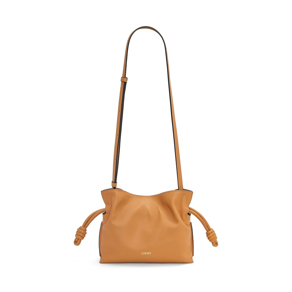 1DA0313-083 [LOEWE] Mini Flamenco Clutch in Nappa Calfskin Warm Desert #A411FC2X73 (BR)