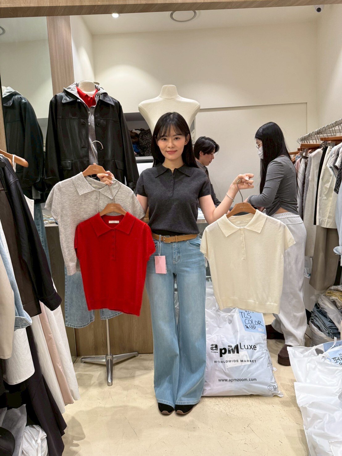 ML6042 小飛袖Polo上衣