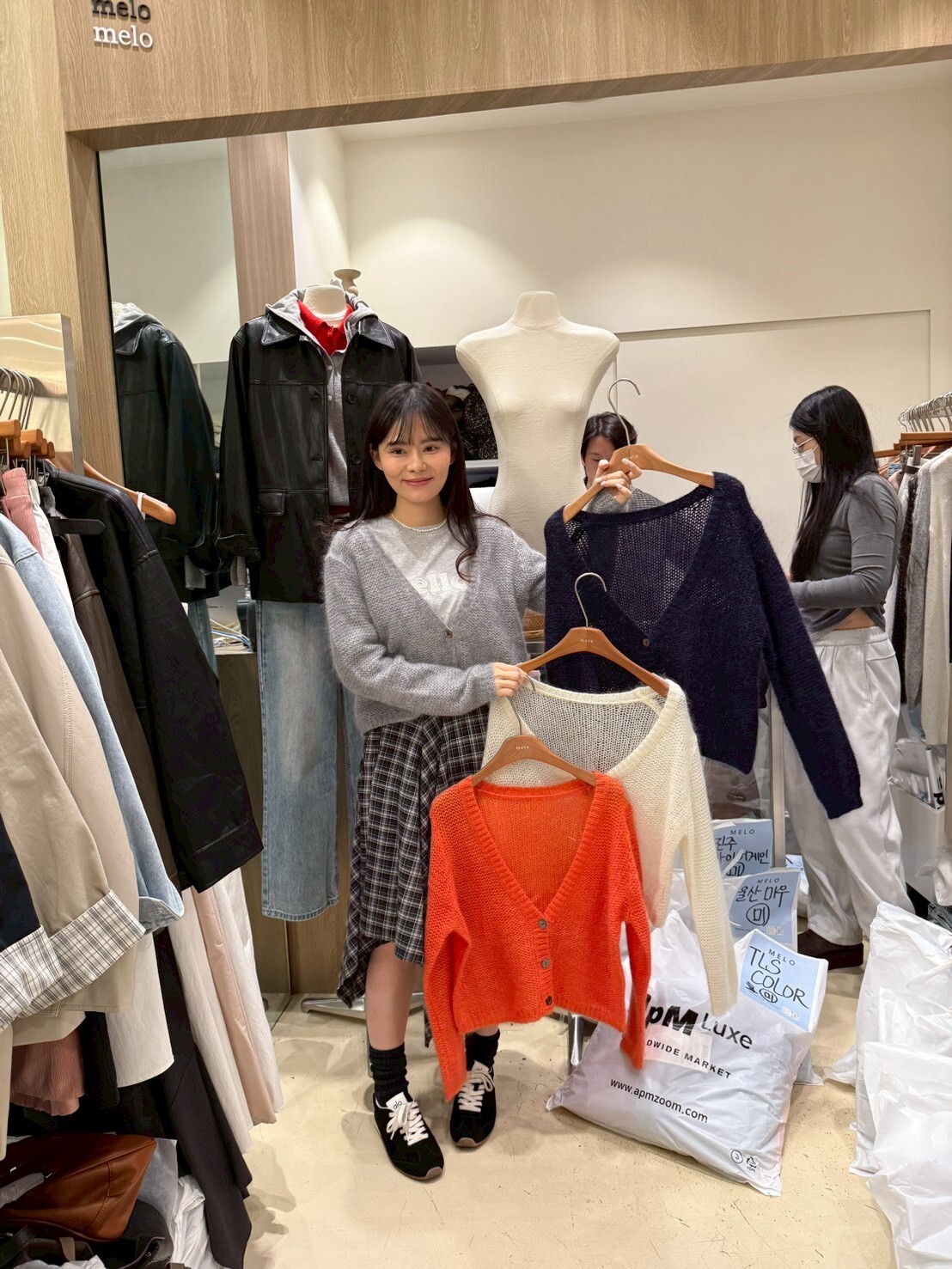 ML6018 毛感鬆鬆針織外套