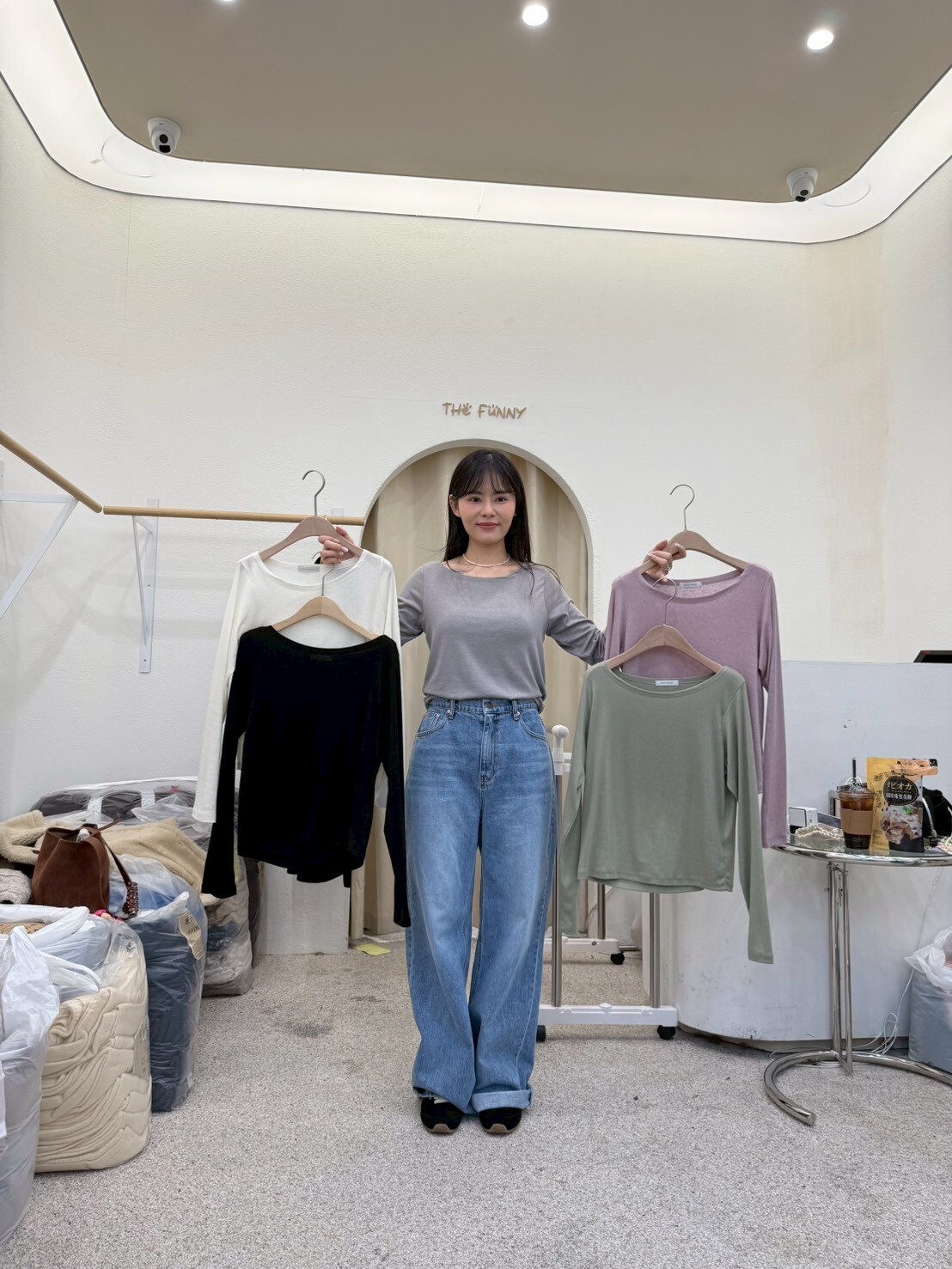 FP6037 天絲羊毛圓領打底長袖T