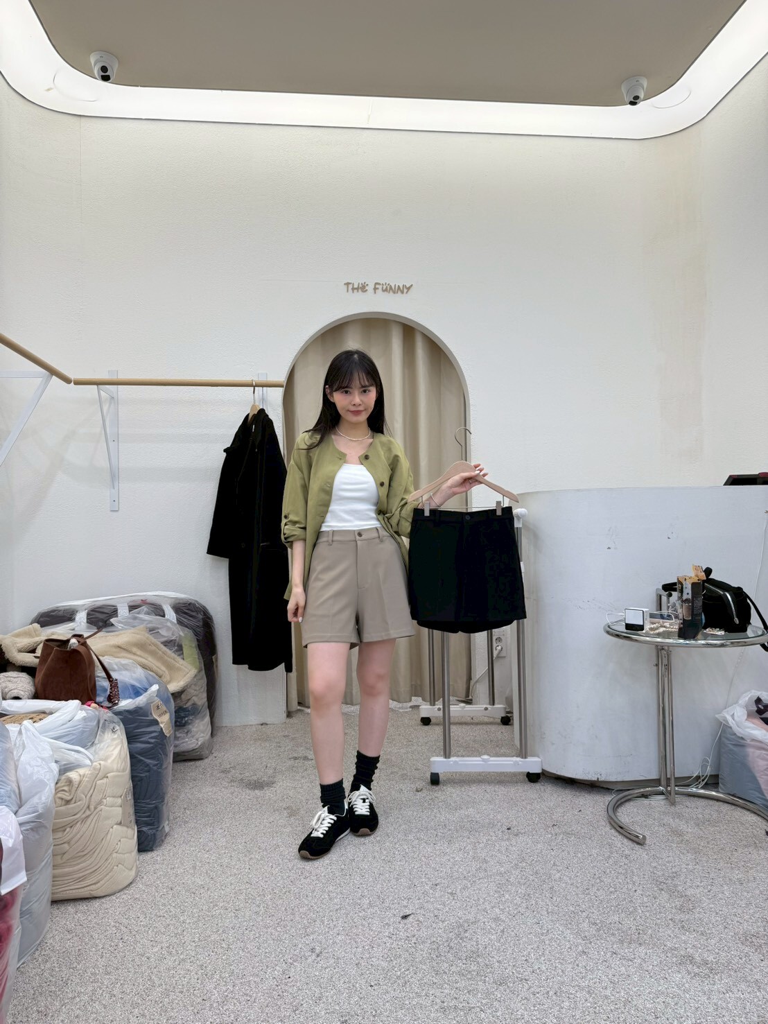 FP6011 涼感機能A字版型西裝短褲