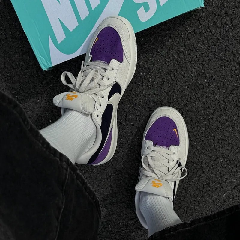 iSNEAKERS｜Nike SB Force 58 弗利沙配色 復古麂皮 刺繡小勾 板鞋DV5477-403