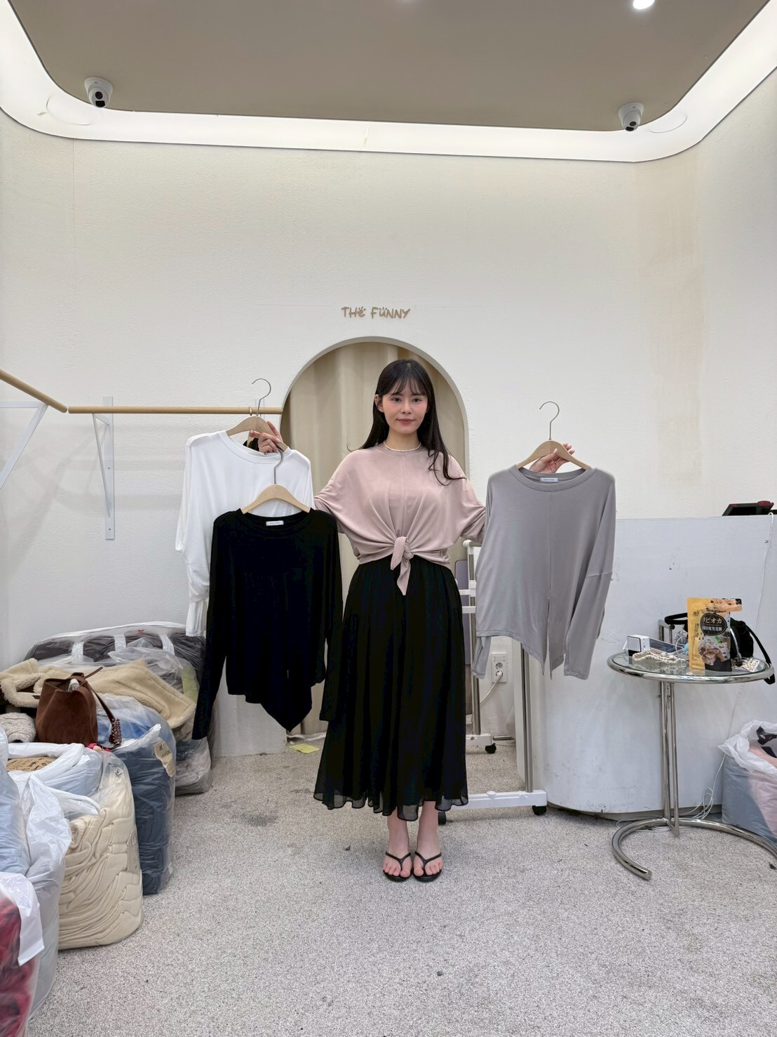 FP6042 芭蕾扭結薄身上衣