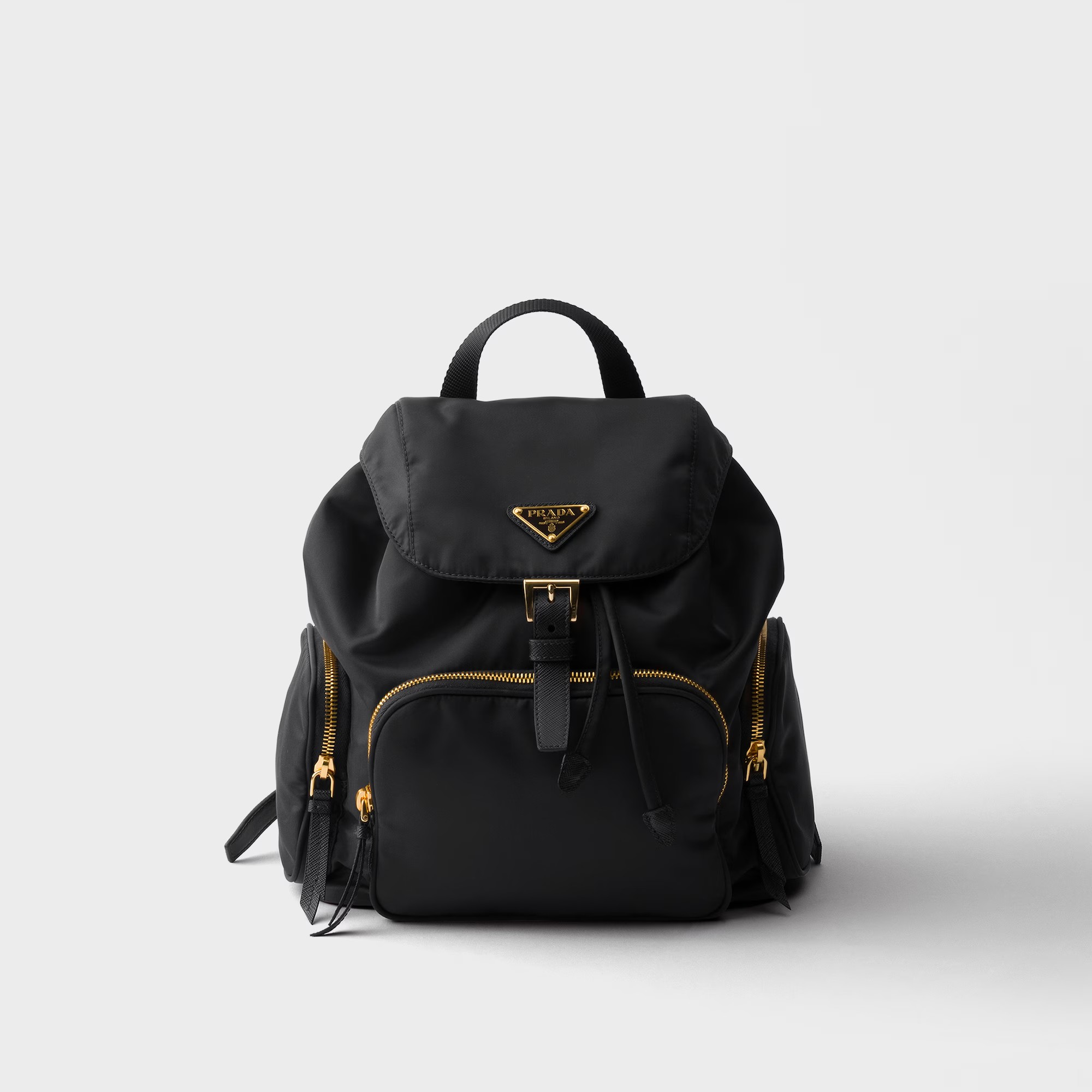 1DA0313-088 [PRADA] Small Re-Nylon Backpack Black #1BZ081_RV44_F0632_V_OOO (BR)